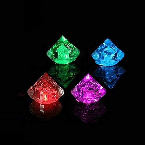 Luces LED para cubitos de hielo, 12 piezas miniatura 5