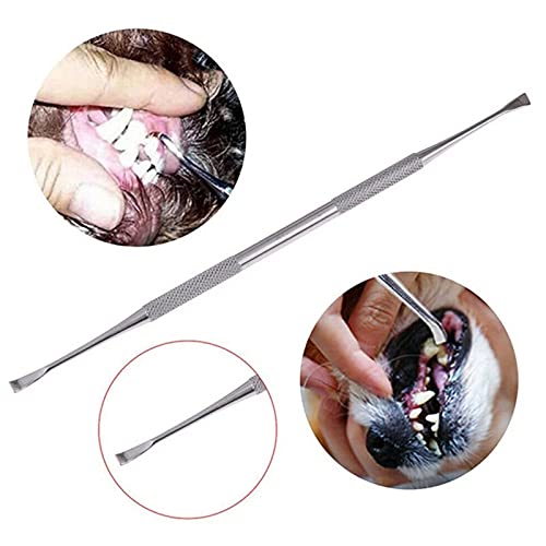 Symphonyw Calculus Remover for Dog 3pcs Stainless Steel Tarter Remover Oral Tool Pet Dog Cat Dental Teeth Cleaning Tools (3PCS) - Image 4