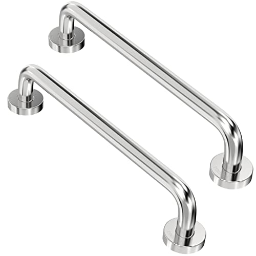 Misounda Asa de Seguridad para Baño, 2x Manija de la Ducha Acero Inoxidable, Agarraderas Baño Antideslizante, Asidero Baño Asa de Seguridad para Niños Discapacitado embarazo Personas Mayores, 40cm Cover