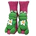 3D Knitted Socks for Women Cute Animals Anti Slip Thermal Socks for Christmas Fashion Cozy Thickened Slipper Sock
