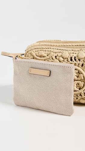 Tory Burch Women's Miller T Monogram Raffia Mini Crossbody Bag4