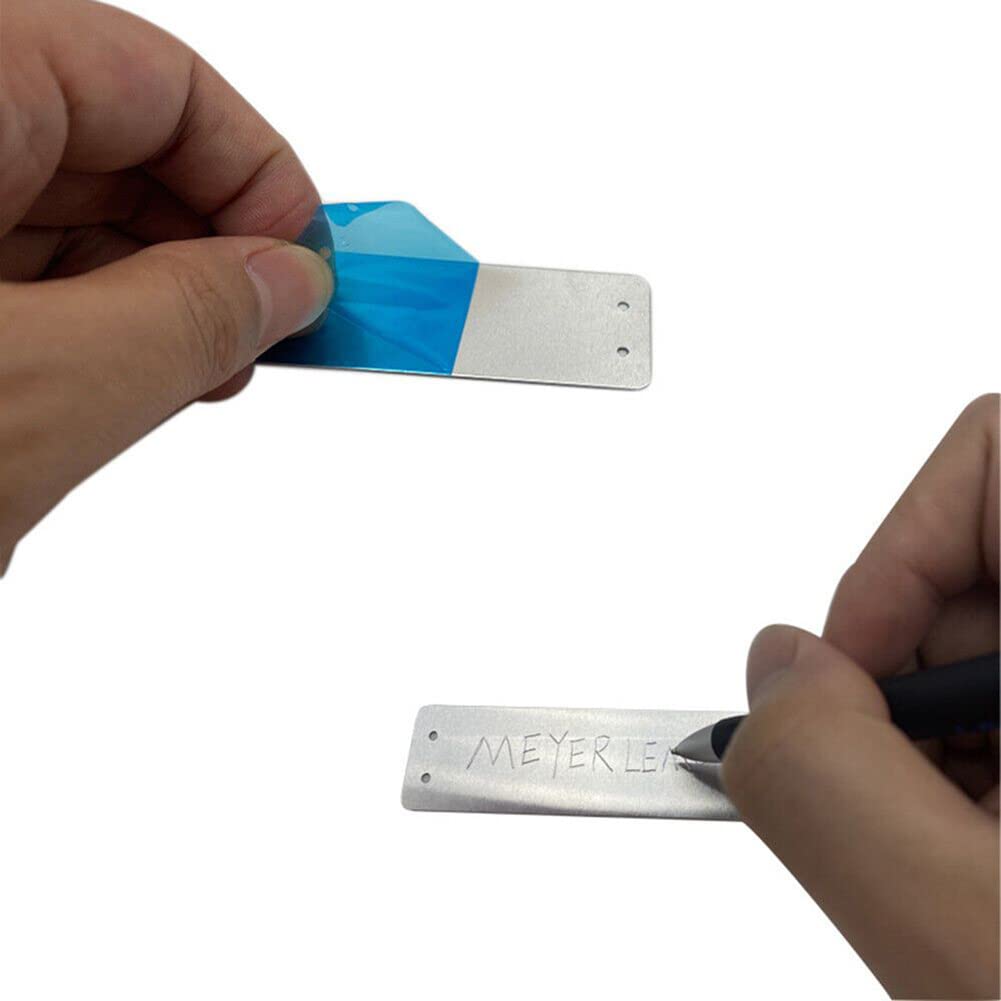 Mxzzand Étiquettes D'usine En Aluminium Étiquettes D'arbre Imperméables