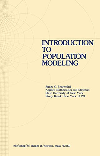 Introduction to Population Modeling (Modules and Monographs in Undergraduate Mathematics and Its Applications)