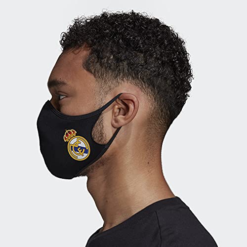 Masque Adidas Real Madrid taille ML lavable et réutilisable pour supporter