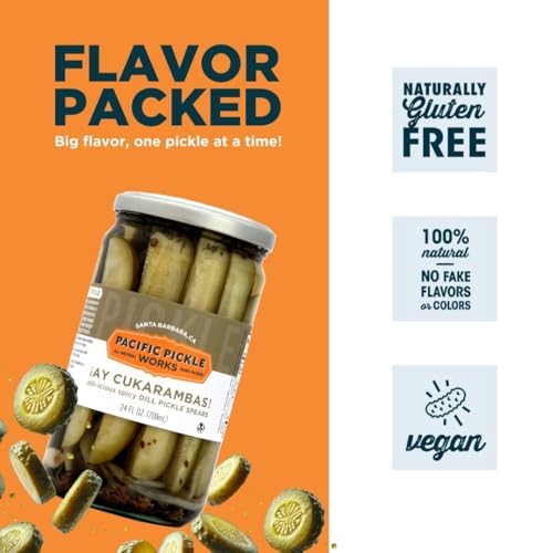 Image of Asparagusto - Pickled Asparagus Spears - Gourmet Preserved Vegetables for Garnishes - non-GMO, Gluten-Free 16oz (2-pack)
