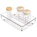 iDesign Linus BPA-Free Plastic Stackable Divided Drawer Organizer Tray - 6