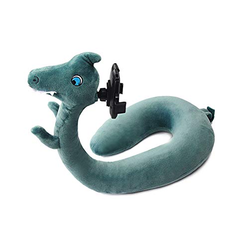 Yzki Almohada de viaje con soporte para teléfono, almohada