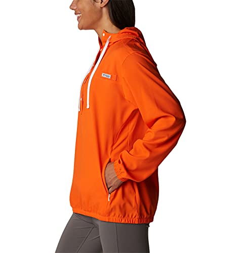 Columbia Women's Collegiate Tamiami Hoodie, CLE - Spark Orange, Medium3