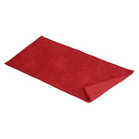 Sophie Maison Poppy - Alfombra de Microfibra de poliéster, Color Burdeos Cover