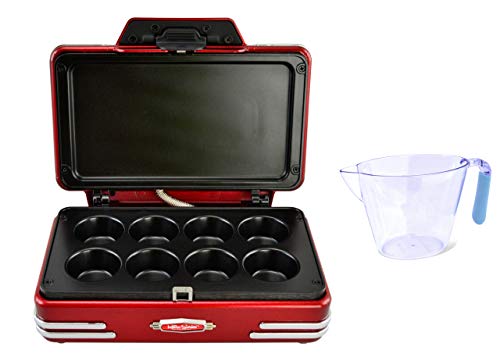 Smart, RCKM700 - Máquina para hacer minimagdalenas con jarra medidora gratis, ideal para hacer postres, estilo Retro,...