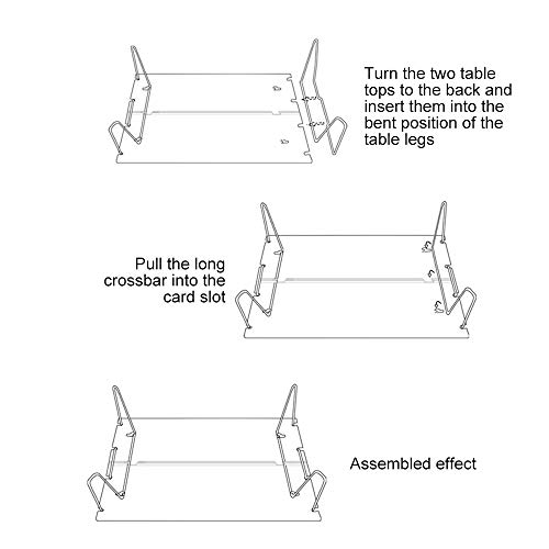 BIGBIGFAMILY Mini mesa dobrável dobrável, mesa de acampamento, piquenique, acampamento, ferramentas