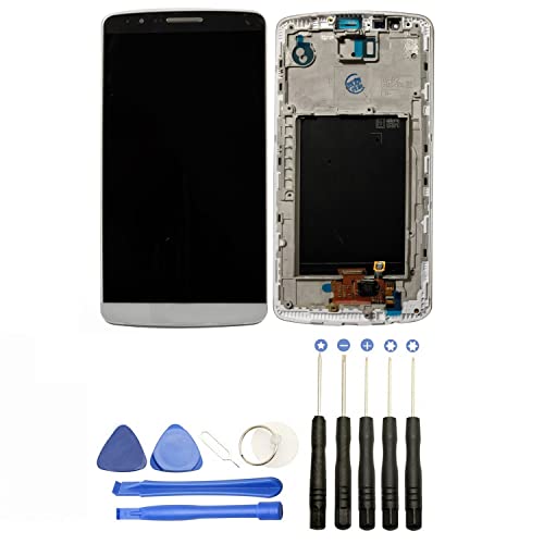JUANIO Pantalla Completa en Marco Compatible con LG G3 D855 5.5