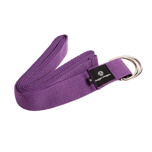Hugger Mugger D-Ring Yoga Strap (Purple 8 ft.)