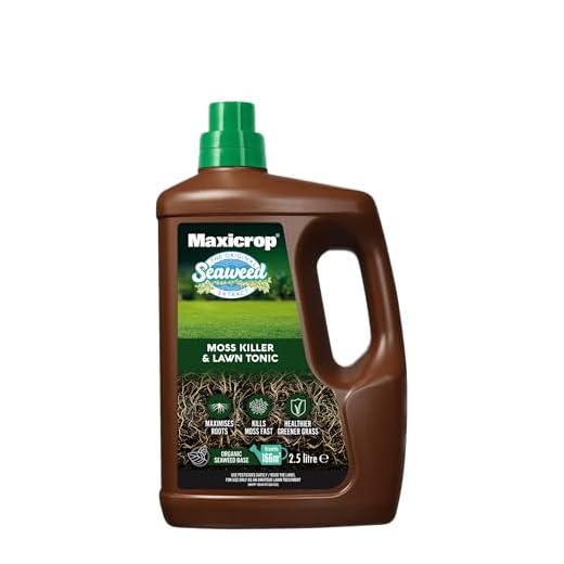 Maxicrop PMKLT4TL 2.5 Litre Moss Killer and Lawn Tonic - Green
