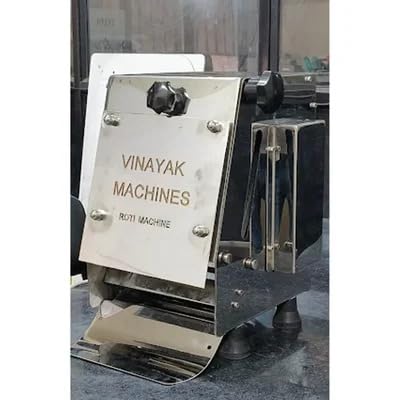Image of Vinayak Machine 15X14X18 Inch Automatic Roti Pressing Machine | 500-600 Roti Per Hour Capacity | Stainless Steel Commercial Chapati Press Machine OutPut Depends On The Usage