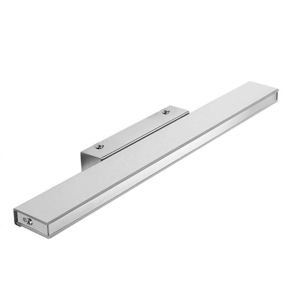Spiegelleuchte Spiegellampe LED-Schminktischleuchten, einfaches Design, gebürstetes Chrom, Aluminium, Spiegelfrontleuchte, Badezimmerbeleuchtung, Schminkspiegel, Wandleuchte(White Light)