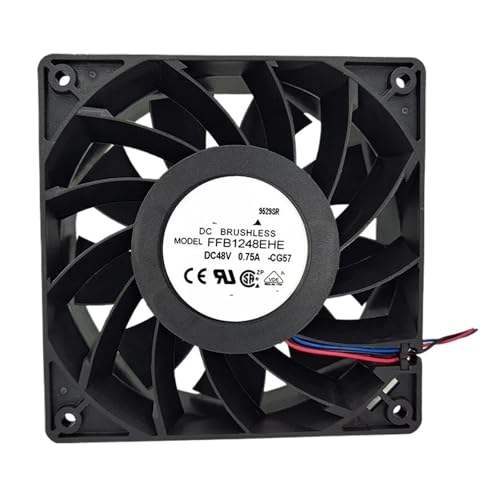 Ventilateur de refroidissement 48VDC axial FFB1248EHE pour ventilation industrielle 12cm