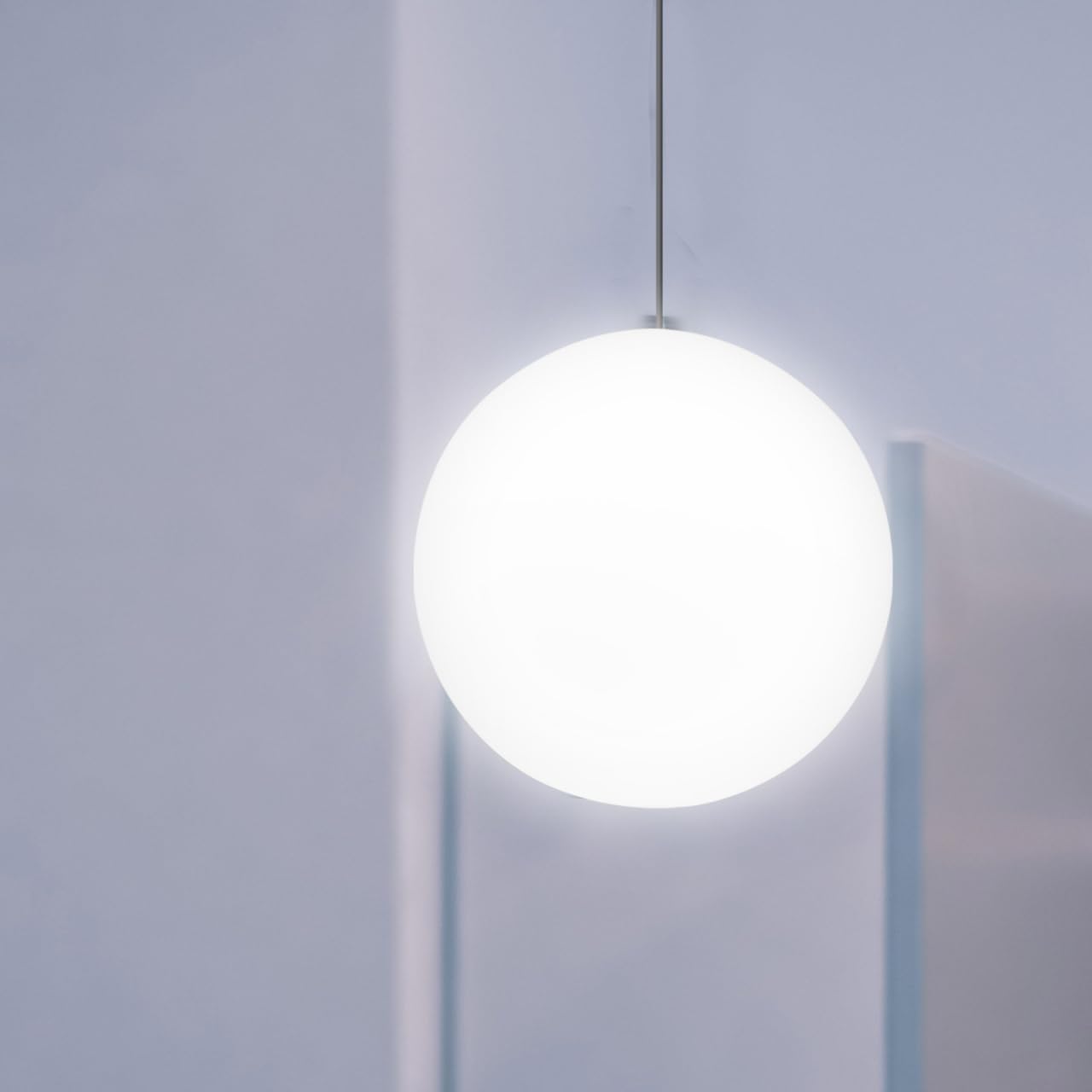 abat-jour Globe en Verre Dépoli Blanc 20 CM abat-jour Sphérique Suspendre Rond pour Plafonnier Diffuseur de Lumière Douce Salon et Chambre