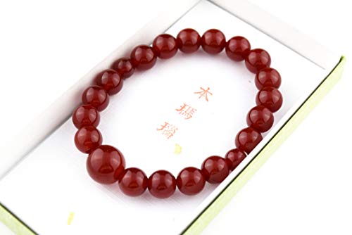 Kyoto Asahiya 10Mm Red Agate Bracelet Japanese Juzu Rosary Prayer Beads Mala Beads Bracelet For Women Gifts For Her #TOP1
