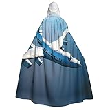 Taille : longueur : 150 cm (du col à l'ourlet). Longueur du chapeau : 39,9 cm, design uni sur toute la longueur, pour homme et femme.