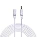 Produktbild Liwinting 2m/6.56Feet DC Verlängerungskabel 5.5 mm x 2.1 mm DC Anschlusskabel DC/Gleichstrom Verbinderkabel DC Verteiler Männlich zu Weiblich Verbinder für Netzteil,LED,CCTV-Kamera Power,Auto - Weiß
