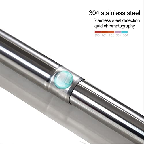 Tringle douche angle L télescopique en inox 304 épais robuste et facile à installer