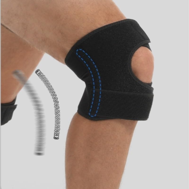 Exercise, Protection Adjustable Knee Pads Men and Women Support Knee Pads Mesh Breathable Protective Gear for Fitness, Cycling, Running, Playing Football