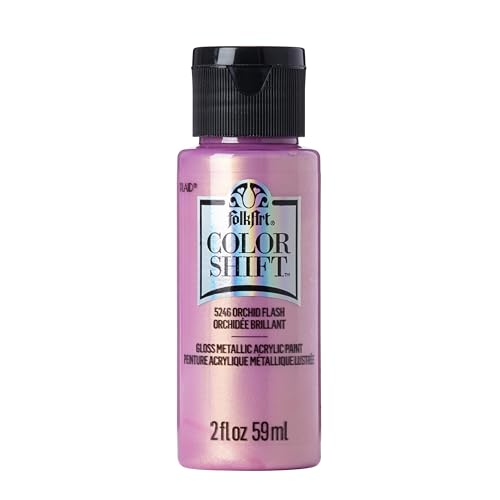 Image of FolkArt Color Shift Paint, 2 Ounce, Orchid Flash 2 Fl Oz