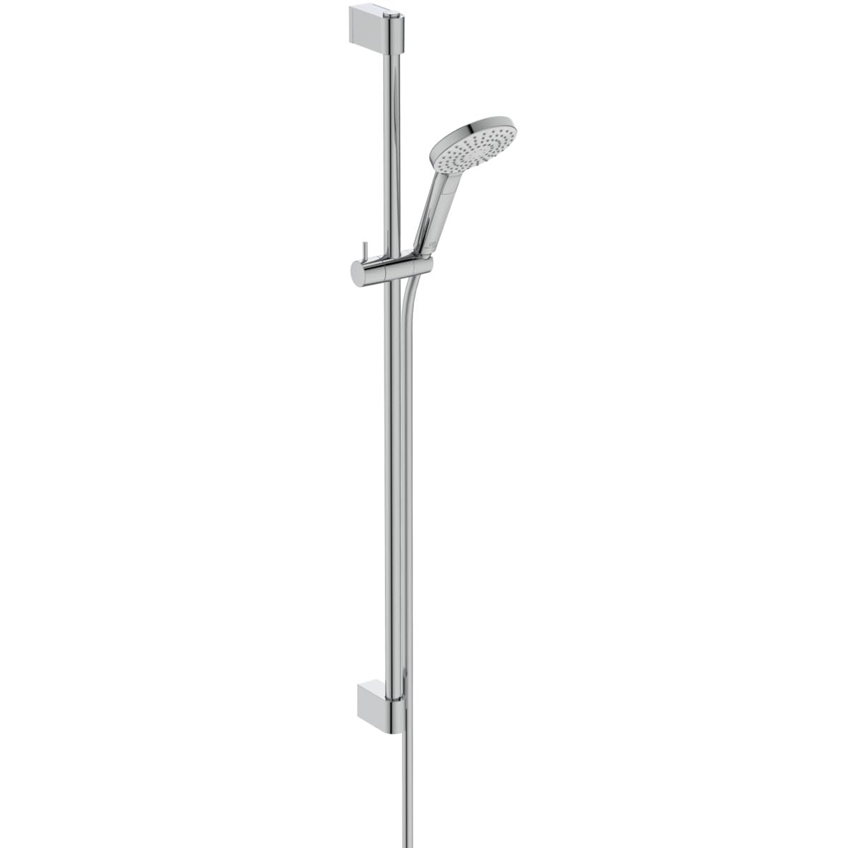 Ideal Standard Idealrain Juego de ducha de 944 mm, ducha B2231AA – Cromo | Ducha de mano de 3 funciones, boquillas EasyClean , soporte de ducha ajustable, soporte de pared regulable en altura, BE420AA