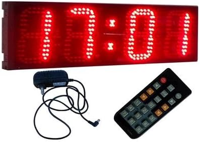 GOODRELIISH 6'' Giant Countdown Timer Sport Timing Race Clock Count Down/Up in Minutes Seconds