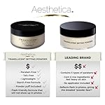 Aesthetica Translucent Setting Powder – Matte Finishing Makeup Loose Setting Powder – Flash Friendly Translucent Powder Foundation - Loose Face Powder Includes Velour Puff - Image 3