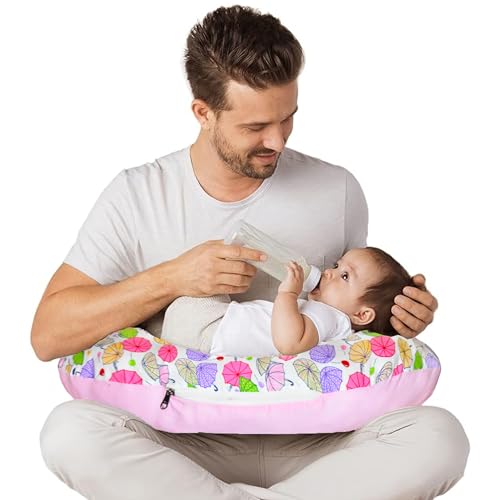 Image of VParents Baby Breast Feeding Pillow, Nursing Pillow, Maternity Feeding Pillow for Mother and New Born Baby (Chunky)