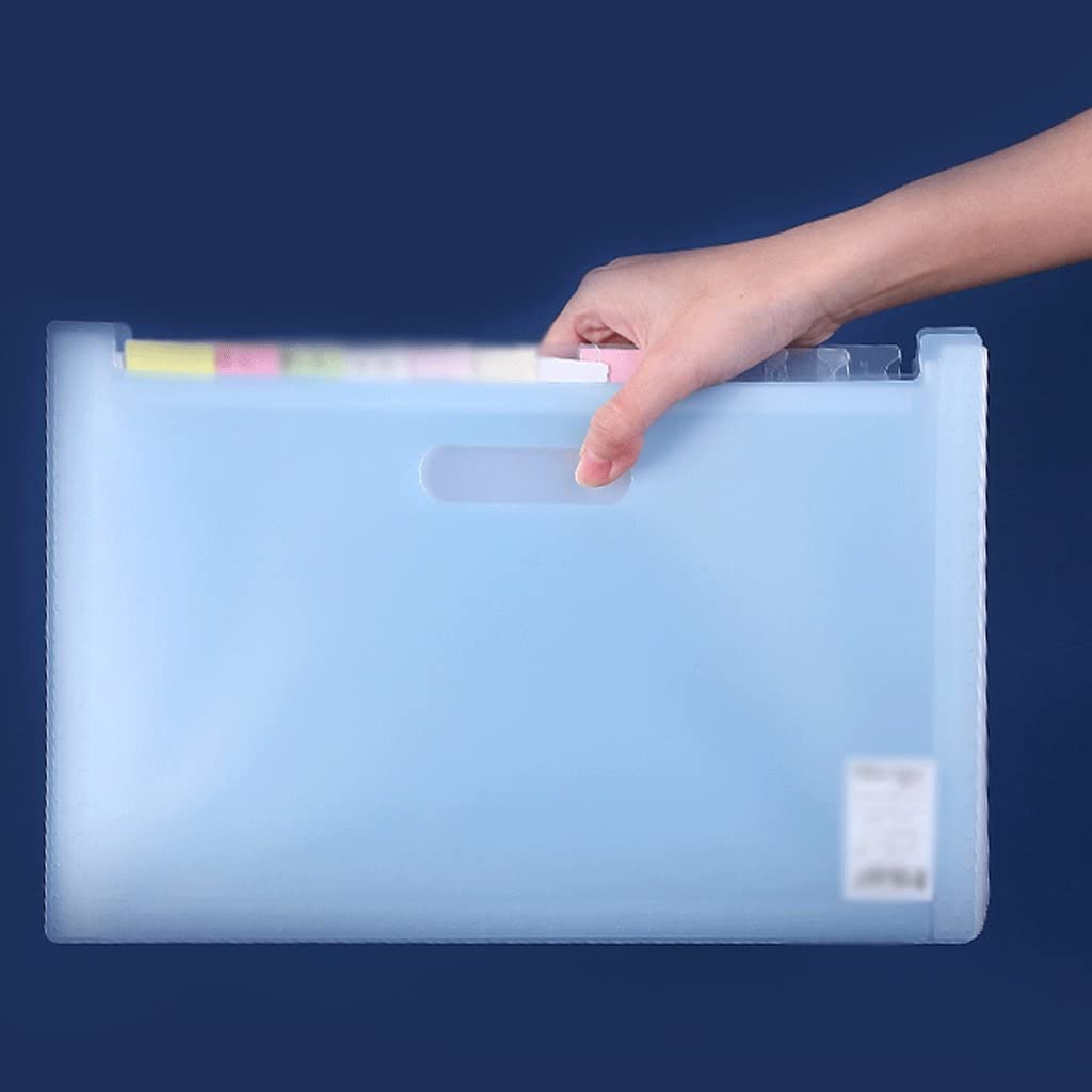 Kieszenie akordecznie folder pliku organizer folder Folder rozszerzający foldery plików Akordeon plastikowe foldery do szkoły biurowej (Color : Black)