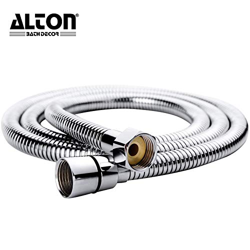 Image of ALTON SHR22301, ABS,3-Function, 4-INCH, Hand Shower With SS-304 Grade 1.5 Mtr Flexible Hose & Wall Hook, Silver