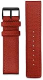 motorola watch them dream mbp18 Diseño Exclusivo de la marca Colhour Watches Correa tela 20mm para Samsung Gear Sport S2/Garmin Vivoactive 3/Garmin Vivomove HR/Motorola Moto 360 -Sistema facil intercambio sin herramientas - Hebilla acero inoxidable - Color rojo