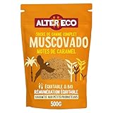 ALTER ECO - Sucre Muscovado en Poudre - Sucre Complet Bio et Équitable - Origine Philippi...