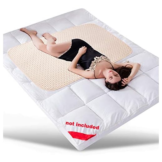 Menstrual Mattress Aunt Flo Period Leak Proof Waterproof Bed Pad Natural Organic Cotton Underpads for Menstruation Women Postpartum Mother Incontinence Pet Baby Kids Crib Pee Pads