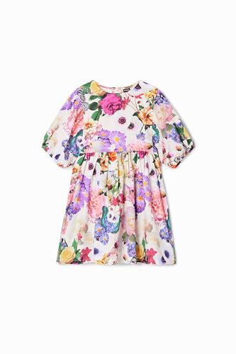 Desigual Chaleco Akira vestido vaquero para niñas con detalles bordados