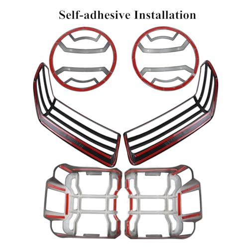 Protector luz trasera lámpara trasera coche para Jeep Wrangler JL 2018 5