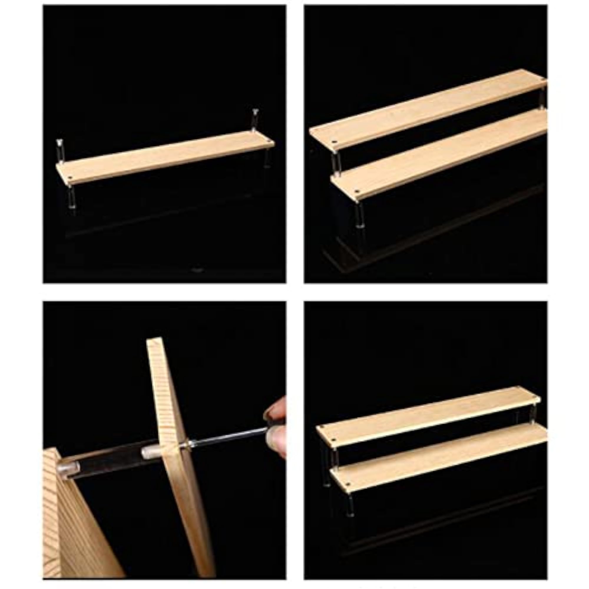Transparent Acrylic Display Riser Shelf Organizer