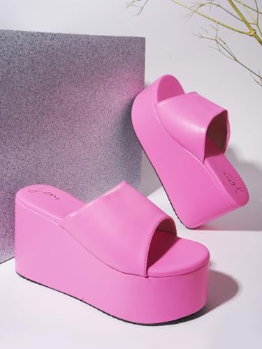 Image of JM LOOKS Women Fashion Open Toe Wedges Heel Casual sandal Attractive Comfortable sole For Women & Girls