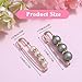 Guduling 12 Pcs Pearl Brooch Pins,2 Styles Pearl Safety Pins,2 Size Fashion Pearls Pin for Clothes,for Women Clothing Dress Skirt Accessories(White & Gray)