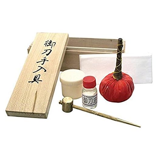Ace Martial Arts Supply Kit de limpeza de espada japonesa Samurai Katana