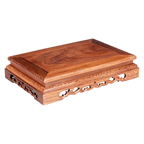 花瓶台,盆栽台, チキンウィング木製花瓶ベース 複数サイズ(M)