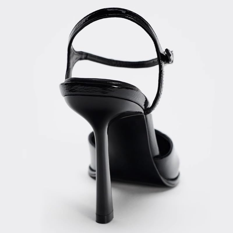 SAFECAMS Ankle Strap Heels for Women Closed Pointed Toe Stiletto Pump Shoes High Heels Sandals Party Wedding Dress Sexy Sandal Shoes4
