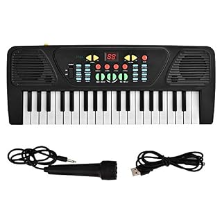 HelloCreate Clavier électronique musical 37 touches clavier d’apprentissage portable piano électrique avec microphone… - Les Beatles, Paul McCartney, John Lennon, RIngo Starr, George Harrison HelloCreate Clavier électronique musical 37 touches clavier d'apprentissage portable piano électrique avec microphone… – Image 4