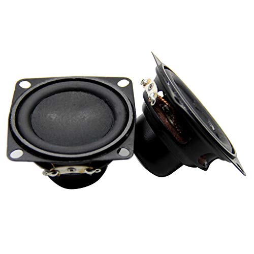 2Inch Speaker 53mm Full Range Speakers Bass 4 Ohm 10W Multimedia Loudspeaker for DIY Speaker Replacement 53mm 4 Ohm 10W Small Speakers