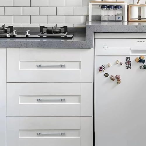 ZAUYX 1-Pack 18inch(457mm) Hole Center Appliance Pulls Polished Chrome Cabinet Pulls Solid Heavy Duty Kitchen Cabinet Hardware for Cupboard Drawer Pulls Cabinet Handle by ZAUYX - Image 3