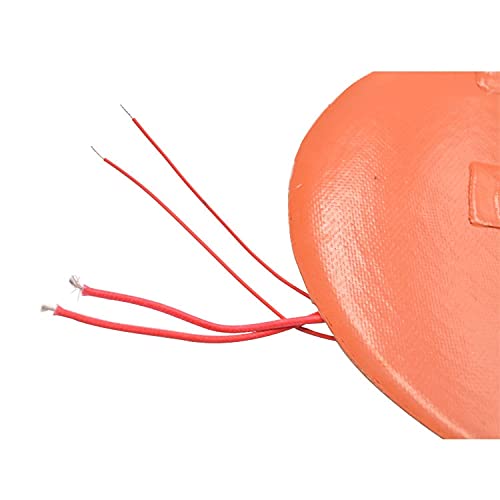 Lysee 3D Printer Parts & Accessories - Silicone Heating pad Heater Circular 160mm for 3D Printer Heat Bed - (Size: 24V 100W, Color: Black)