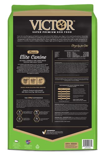 Image of VICTOR Elite Canine Large Breed Dry Dog Food - Chicken & Fish Meal, 50 lb